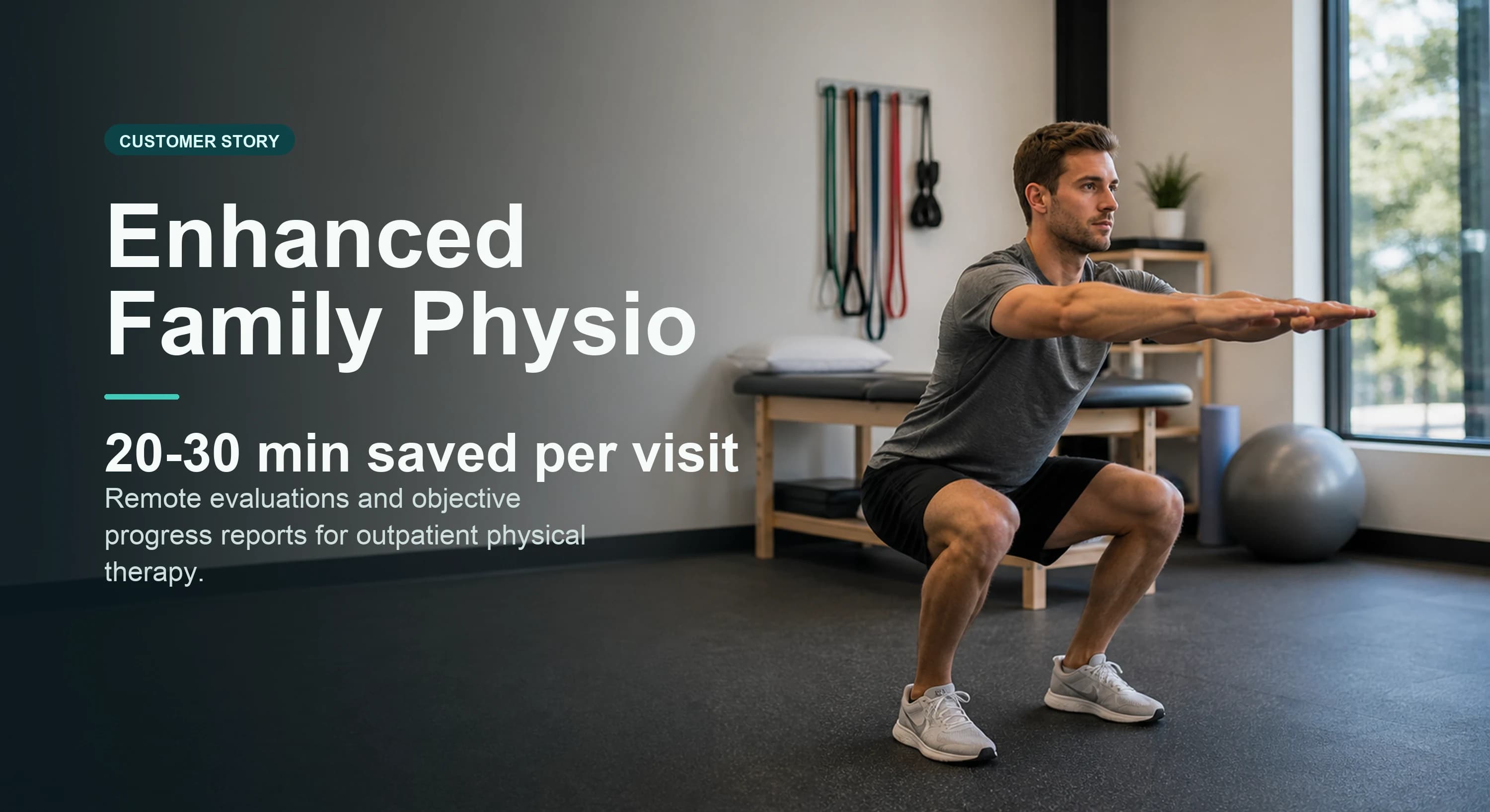 Physical therapy movement screen cover for the Enhanced Family Physio customer story